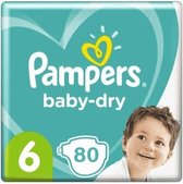 Pampers Baby Dry Luiers Maat 6 - 80 Luiers