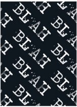 cadeau/kaftpapier Get Done 70 cm x 200 cm zwart