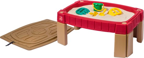 Step2 Naturally Playful Zandtafel - Zandbak met deksel - Verhoogde Zandbak  van plastic... | bol.com