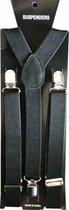 bretels 2,5 cm elastaan/polyester zwart one-size