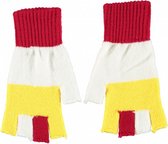 handschoenen Party rood/wit/geel one-size