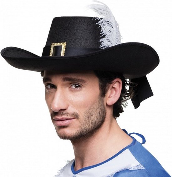 hoed Musketier AndrÃ© heren one size zwart | bol.com