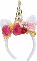 tiara Rosy Unicorn dames wit/goud