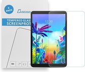 Tablet screenprotector geschikt voor LG G Pad 5 10.1 - Case-friendly screenprotector - 2 stuks - Tempered Glass - Transparant
