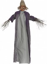 vogelverschrikker 90 cm PVC/polyester grijs