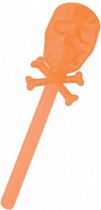 skeletstaf Glow In The Dark junior 20 cm oranje