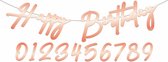 letterslinger Elegant Lush Blush 1 m karton rosegoud