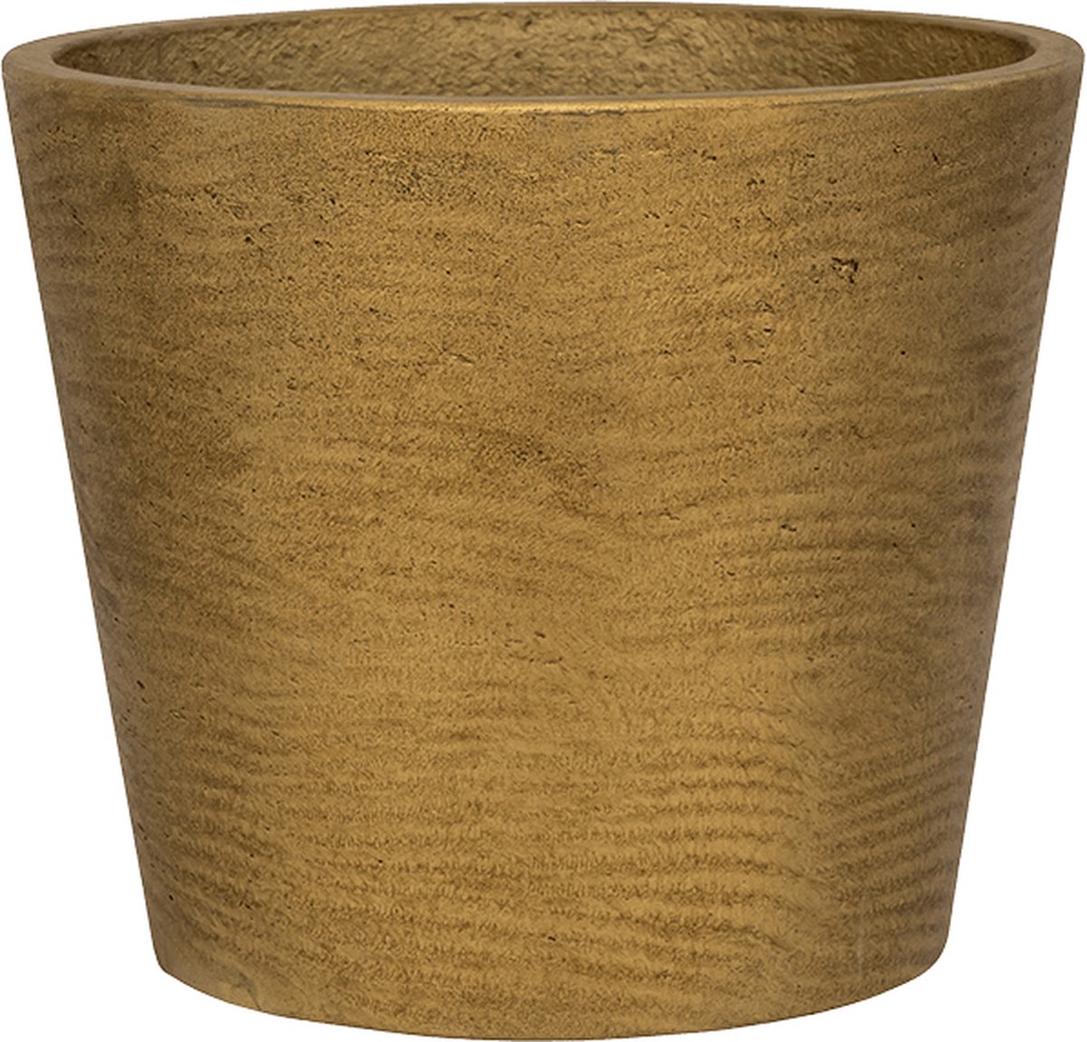 Pottery Pots - Plantenbak - (S) Mini Bucket L - Ø23.5cm x H20cm - Indoor en Outdoor - Metallic Gold