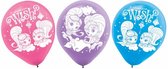 ballonnen Shimmer en Shine 23 cm 6 stuks