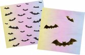 servetten Creep 33 cm papier geel/paars 16 stuks