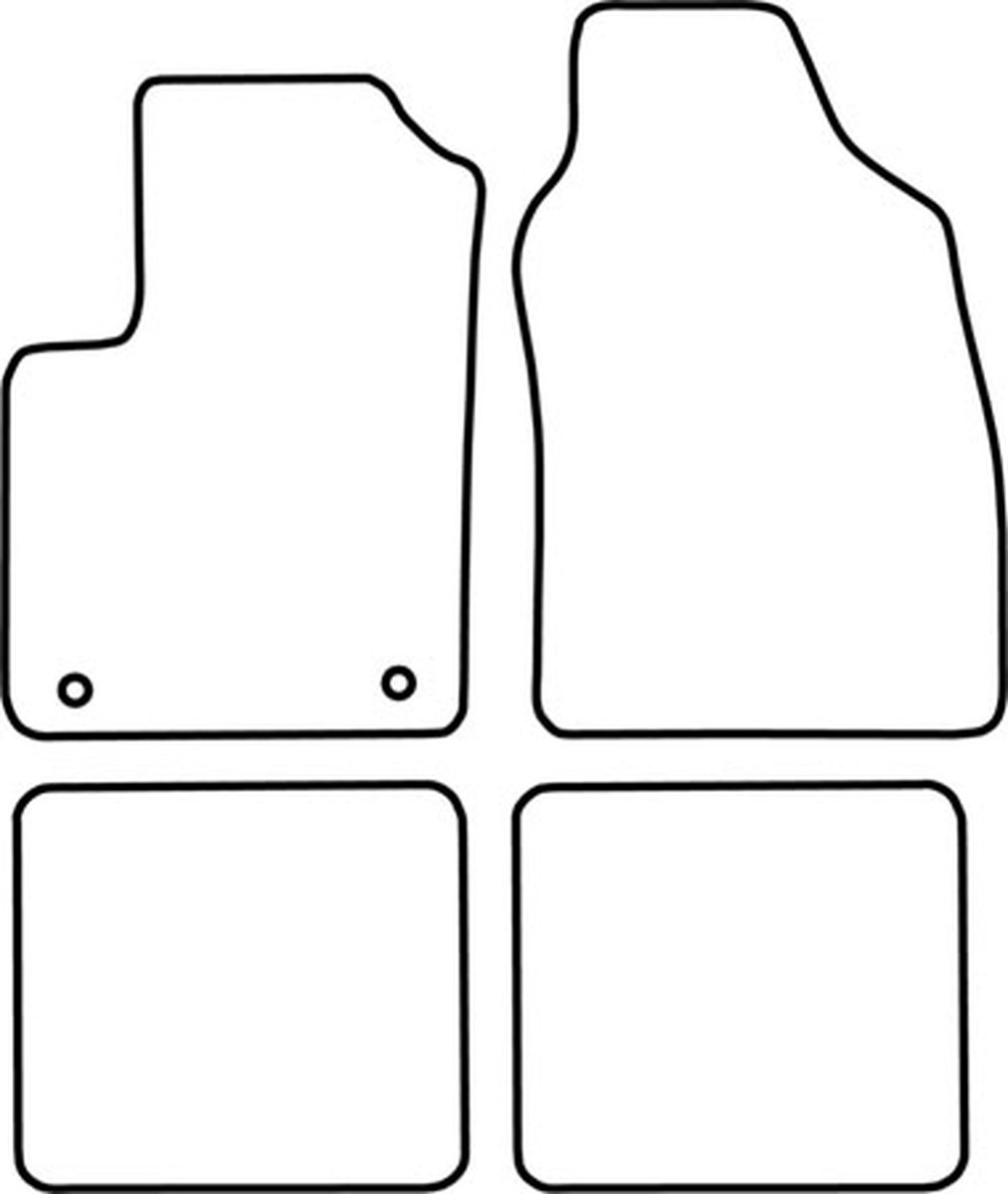 Automatten | Mattenset Fiat Panda - 2003 - 2012