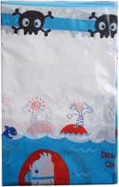 tafelkleed Piraat blauw/wit 130 x 180 cm