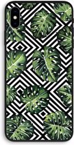 Case Company® - iPhone XS Max hoesje - Geometrische jungle - Biologisch Afbreekbaar Telefoonhoesje - Bescherming alle Kanten en Schermrand