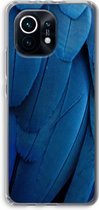 Case Company® - Xiaomi Mi 11 hoesje - Pauw - Soft Cover Telefoonhoesje - Bescherming aan alle Kanten en Schermrand