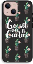 Case Company® - iPhone 13 hoesje - Cactus quote - Biologisch Afbreekbaar Telefoonhoesje - Bescherming alle Kanten en Schermrand