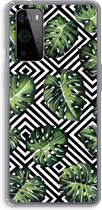 Case Company® - OnePlus 9 Pro hoesje - Geometrische jungle - Soft Cover Telefoonhoesje - Bescherming aan alle Kanten en Schermrand