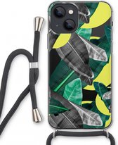 Case Company® - iPhone 13 mini hoesje met Koord - Fantasie jungle - Telefoonhoesje met Zwart Koord - Extra Bescherming aan alle Kanten en Over de Schermrand