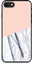 Case Company® - iPhone 8 hoesje - A touch of peach - Biologisch Afbreekbaar Telefoonhoesje - Bescherming alle Kanten en Schermrand