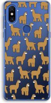 Case Company® - Xiaomi Mi Mix 3 hoesje - Alpacas - Soft Cover Telefoonhoesje - Bescherming aan alle Kanten en Schermrand