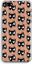 Case Company® - iPhone 5 / 5S / SE (2016) hoesje - Kat - Soft Cover Telefoonhoesje - Bescherming aan alle Kanten en Schermrand