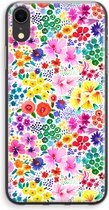 Case Company® - iPhone XR hoesje - Little Flowers - Soft Cover Telefoonhoesje - Bescherming aan alle Kanten en Schermrand