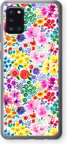 Case Company® - Samsung Galaxy A31 hoesje - Little Flowers - Soft Cover Telefoonhoesje - Bescherming aan alle Kanten en Schermrand