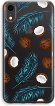 Case Company® - iPhone XR hoesje - Kokosnoot - Soft Cover Telefoonhoesje - Bescherming aan alle Kanten en Schermrand