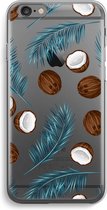 Case Company® - iPhone 6 / 6S hoesje - Kokosnoot - Soft Cover Telefoonhoesje - Bescherming aan alle Kanten en Schermrand