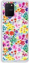 Case Company® - Samsung Galaxy S10 Lite hoesje - Little Flowers - Soft Cover Telefoonhoesje - Bescherming aan alle Kanten en Schermrand