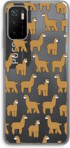 Case Company® - Xiaomi Poco M3 Pro 5G hoesje - Alpacas - Soft Cover Telefoonhoesje - Bescherming aan alle Kanten en Schermrand