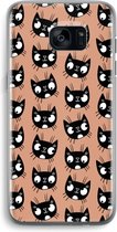 Case Company® - Samsung Galaxy S7 Edge hoesje - Kat - Soft Cover Telefoonhoesje - Bescherming aan alle Kanten en Schermrand