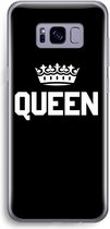 Case Company® - Samsung Galaxy S8 hoesje - Queen zwart - Soft Cover Telefoonhoesje - Bescherming aan alle Kanten en Schermrand