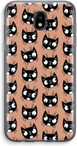 Case Company® - Samsung Galaxy J5 (2017) hoesje - Kat - Soft Cover Telefoonhoesje - Bescherming aan alle Kanten en Schermrand