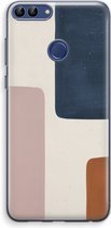Case Company® - Huawei P Smart (2018) hoesje - Geo #5 - Soft Cover Telefoonhoesje - Bescherming aan alle Kanten en Schermrand