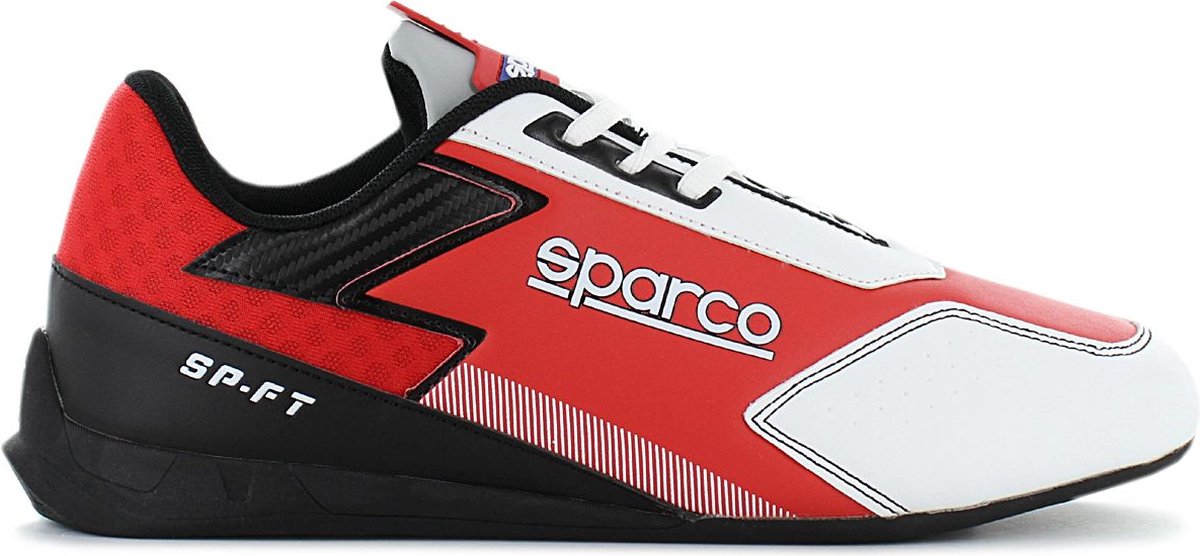 SPARCO Fashion SP-FT - Heren Motorsport Sneakers Sport Casual Schoenen Rood - Maat EU 45
