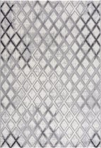 Magic Floor - Tapijt - Woonkamer - Vloerkleed Gabardin 12498 - Grijs - Polyester - (290x200cm)