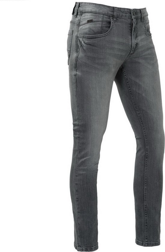 Brams Paris - Heren Jeans - Lengte 36 - Skinny Fit - Marcel - Stretch - C93  - Grey | bol.com