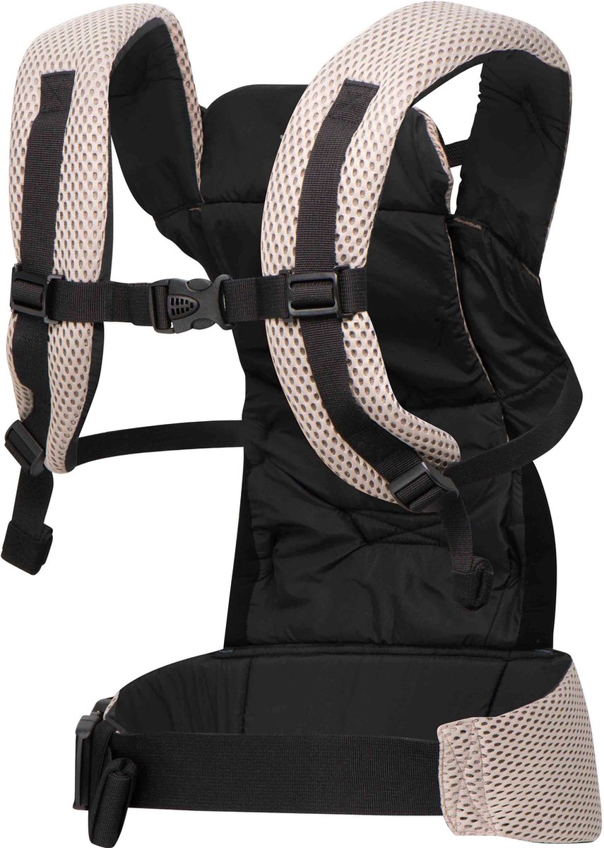 Dooky Draagzak Baby - Baby Carrier Urban Comfort Beige Desert - Kinderdrager - Draagzak Peuter en Baby 3,5-15 kg - Ergonomische M-positie - Rugdrager - Verstelbaar en Ademend - Draagzakken - Babydraagzak – foto 2