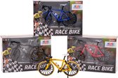 Racefietsen die-cast 4 assorti