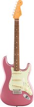 Fender Vintera 60's Modified Stratocaster, Burgundy Mist Metallic - Elektrische gitaar - roze