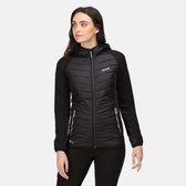 De Regatta Andreson VI Compressible Hybrid jas - outdoorjas - dames - stretch - waterafstotend - Zwart