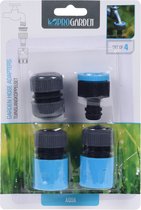 ProGarden Tuinslangadapters set van 4