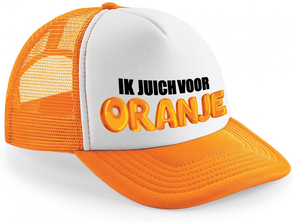 Bellatio Decorations snapback/cap - ik juich voor oranje - koningsdag/voetbal supporter - WK/EK
