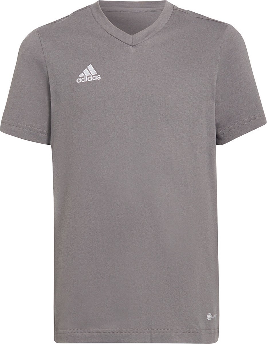 Adidas Entrada 22 T-Shirt Kinderen - Grijs | Maat: 116