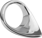 MALESATION Cockring Metal Teardrop Zilverkleurig