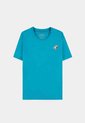 Pokémon - Pixel Snorlax Heren T-shirt - 2XL - Blauw