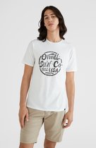 O'Neill T-Shirt Men Surf Snow White Xs - Snow White 100% Katoen Round Neck