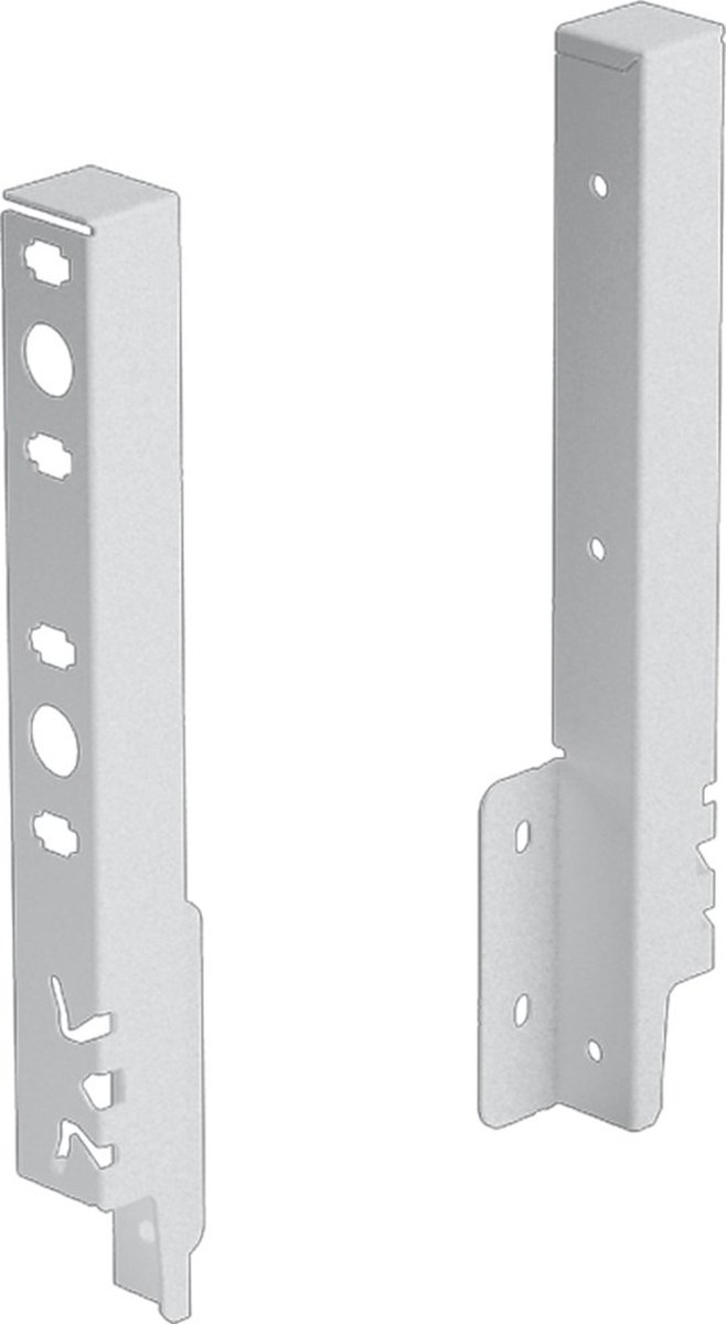 Hettich ArciTech Set achterwandverbinder 218mm wit links/rechts