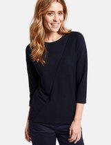 GERRY WEBER Dames Shirt met 3/4-mouwen en structuur