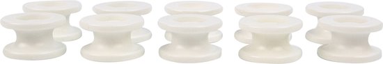 Elastisch koordhouder rond carrosseriehaak nylon 25mm wit 10 stuks van Merkloos — afbeelding 3